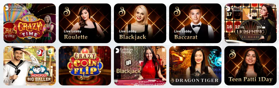 Jeux de casino en direct IwinFortune Casino