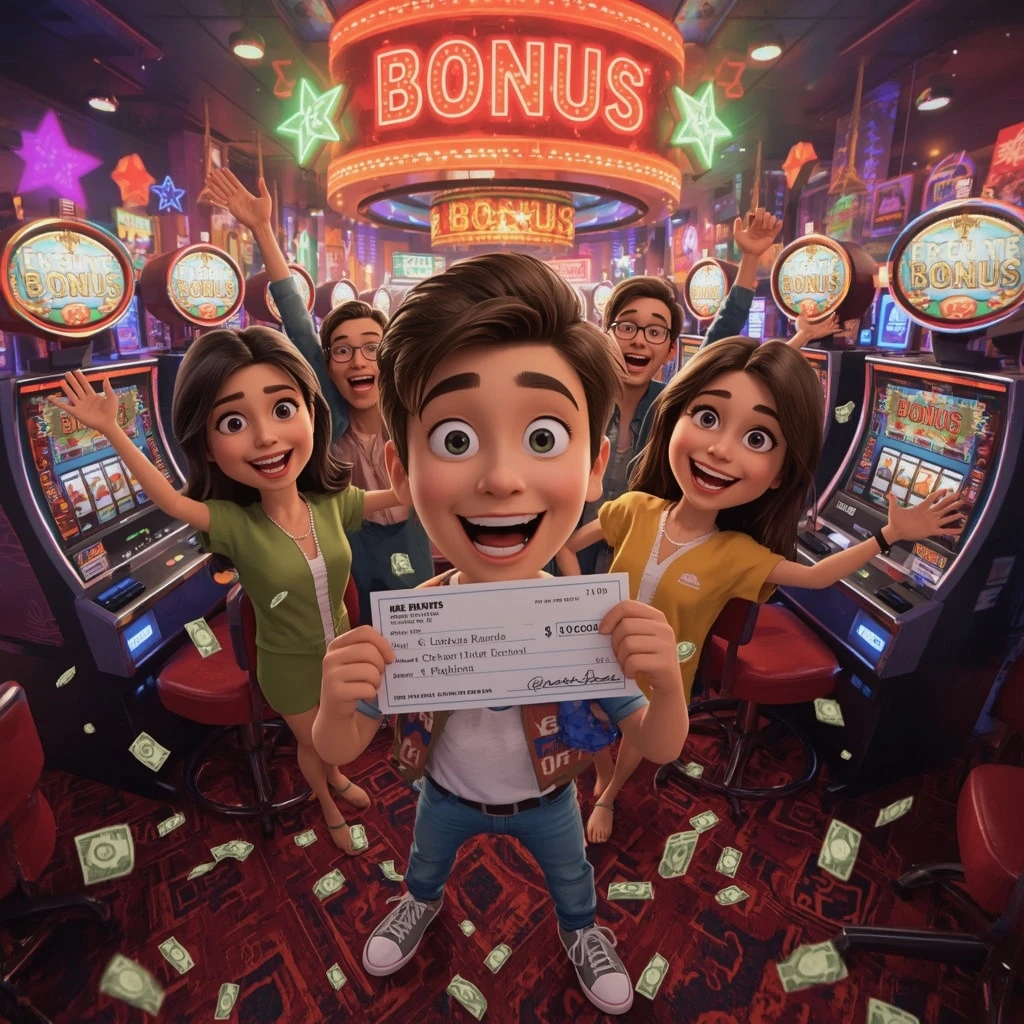bonus dans les mains de l'homme au casino IwinFortune Casino